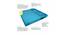 Fold Out Sofa cum Bed 6x6 Sky Blue (Blue) by Urban Ladder - Design 1 Side View - 672057
