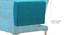 Pull Out Sofa cum Bed 72x44x16 Sky Blue (Sky Blue, Polished Finish) by Urban Ladder - Rear View Design 1 - 672064