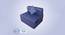 Fold Out Sofa cum Bed 6x2 Blue Black (Blue) by Urban Ladder - Cross View Design 1 - 672149