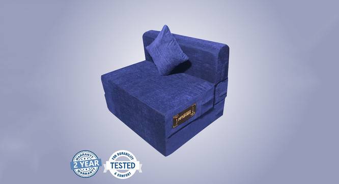 Fold Out Sofa cum Bed 6x2 Blue (Blue) by Urban Ladder - Cross View Design 1 - 672151
