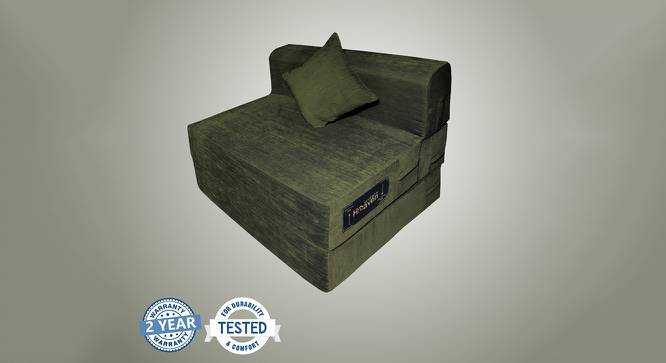 Fold Out Sofa cum Bed 6x2 Green (Green) by Urban Ladder - Cross View Design 1 - 672153