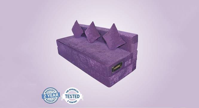 Fold Out Sofa cum Bed 6x6 Purple (Purple) by Urban Ladder - Cross View Design 1 - 672165