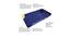 Fold Out Sofa cum Bed 6x2 Blue (Blue) by Urban Ladder - Design 1 Side View - 672180