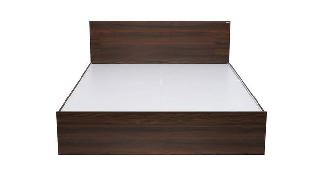 Nilkamal - Arthur Non Storage Engineered Wood Bed (Walnut Finish, Queen Bed Size) by Urban Ladder - Front View Design 1 - 672269