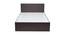 Nilkamal - Arthur Non Storage Engineered Wood Bed (Wenge Finish, Double Bed Size) by Urban Ladder - Front View Design 1 - 672270
