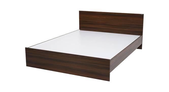 Nilkamal - Arthur Non Storage Engineered Wood Bed (Walnut Finish, King Bed Size) by Urban Ladder - Cross View Design 1 - 672280