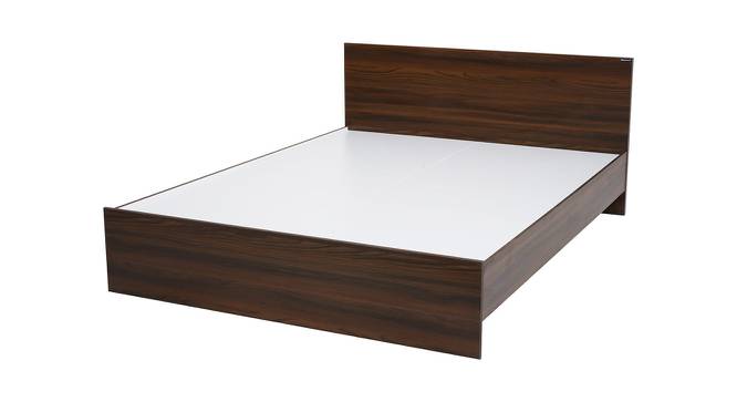 Nilkamal - Arthur Non Storage Engineered Wood Bed (Walnut Finish, Queen Bed Size) by Urban Ladder - Cross View Design 1 - 672282