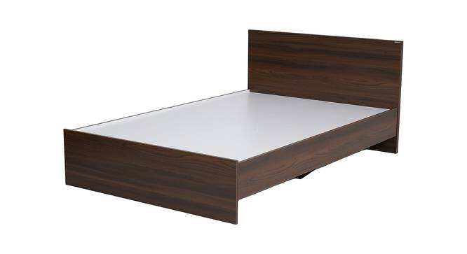 Nilkamal - Arthur Non Storage Engineered Wood Bed (Walnut Finish, Double Bed Size) by Urban Ladder - Cross View Design 1 - 672284