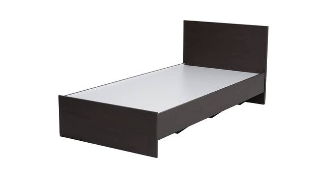 Nilkamal - Arthur Non Storage Engineered Wood Bed (Wenge Finish, Single Bed Size) by Urban Ladder - Cross View Design 1 - 672285