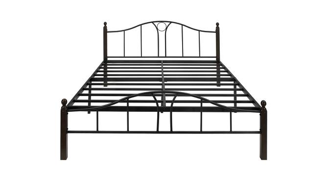 Nilkamal - Alcazer Non Storage Metal Bed (Queen Bed Size, Black Finish) by Urban Ladder - Front View Design 1 - 672361