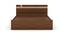 Nilkamal - Teana Storage Engineered Wood Bed (Queen Bed Size, Classic Walnut Finish) by Urban Ladder - Cross View Design 1 - 672373