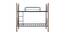 Nilkamal - Regi Non Storage Metal Bed (Single Bed Size, Black Finish) by Urban Ladder - Rear View Design 1 - 672410
