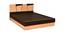Nilkamal - Floret Storage Engineered Wood Bed (King Bed Size, Bovrian Beach Finish) by Urban Ladder - Rear View Design 1 - 672411