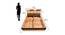 Nilkamal - Floret Storage Engineered Wood Bed (King Bed Size, Bovrian Beach Finish) by Urban Ladder - Design 1 Dimension - 672440