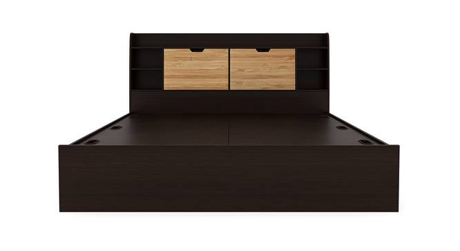 Nilkamal - Riva Storage Engineered Wood Bed (King Bed Size, New Wenge Finish) by Urban Ladder - Front View Design 1 - 672469
