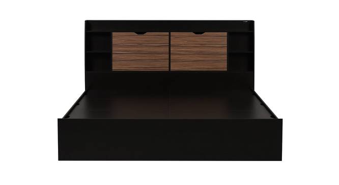 Nilkamal - Riva Storage Engineered Wood Bed (Wenge Finish, King Bed Size) by Urban Ladder - Cross View Design 1 - 672474