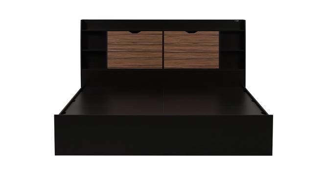 Nilkamal - Riva Storage Engineered Wood Bed (Wenge Finish, Queen Bed Size) by Urban Ladder - Cross View Design 1 - 672476