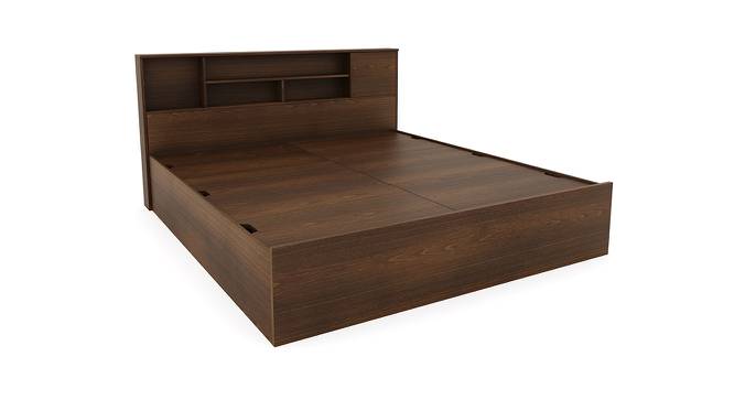 Nilkamal - Terence Storage Engineered Wood Bed (Walnut Finish, King Bed Size) by Urban Ladder - Cross View Design 1 - 672479