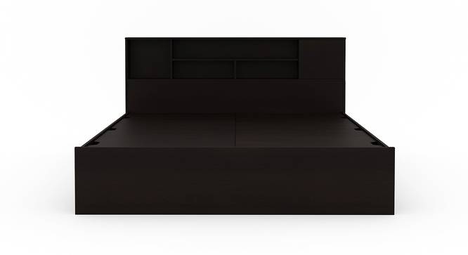 Nilkamal - Terence Storage Engineered Wood Bed (King Bed Size, New Wenge Finish) by Urban Ladder - Cross View Design 1 - 672481