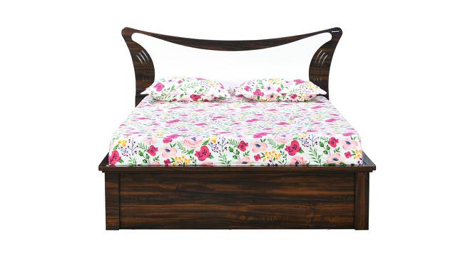 Nilkamal - Estana Storage Engineered Wood Bed (King Bed Size, Brown Finish) by Urban Ladder - Front View Design 1 - 672509