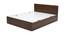 Nilkamal - Arthur Storage Engineered Wood Bed (Walnut Finish, Queen Bed Size) by Urban Ladder - Cross View Design 1 - 672520