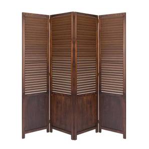 Room Divider Design Solid Wood Room Divider in Brown Colour