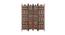 Shilpi Handcarved Wooden Room Divider Panels -NSHC022 (Brown) by Urban Ladder - Front View Design 1 - 672632