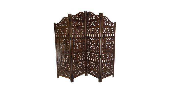 Shilpi Handcarved Wooden Room Divider Panels -NSHC023 (Brown) by Urban Ladder - Front View Design 1 - 672633
