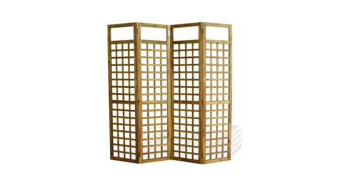 Shilpi Handcarved Wooden Room Divider Panels -NSHC033 (Brown) by Urban Ladder - Front View Design 1 - 672643