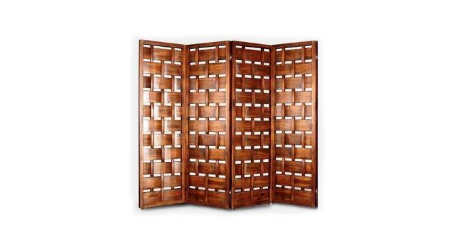 Shilpi Handcarved Wooden Room Divider Panels -NSHC034 (Brown) by Urban Ladder - Front View Design 1 - 672644