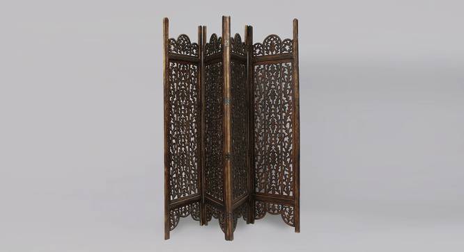 Shilpi Handcarved Wooden Room Divider Panels -NSHC037 (Brown) by Urban Ladder - Front View Design 1 - 672647