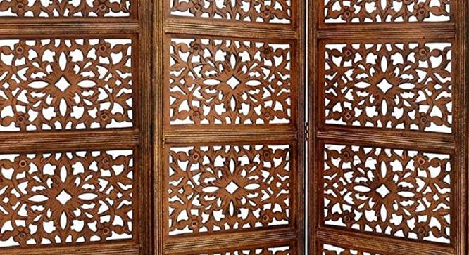Shilpi Handcarved Wooden Room Divider Panels -NSHC015 (Brown) by Urban Ladder - Design 1 Side View - 672651