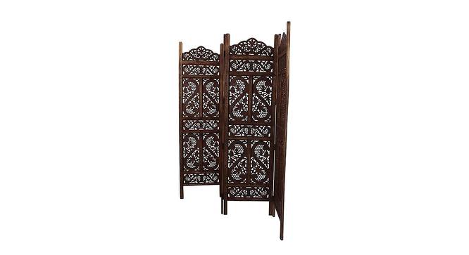 Shilpi Handcarved Wooden Room Divider Panels -NSHC026 (Brown) by Urban Ladder - Design 1 Side View - 672655