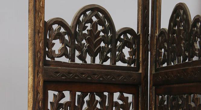 Shilpi Handcarved Wooden Room Divider Panels -NSHC037 (Brown) by Urban Ladder - Design 1 Side View - 672663