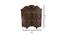 Shilpi Handcarved Wooden Room Divider Panels -NSHC023 (Brown) by Urban Ladder - Design 1 Dimension - 672675