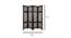 Shilpi Handcarved Wooden Room Divider Panels -NSHC031 (Brown) by Urban Ladder - Design 1 Dimension - 672683