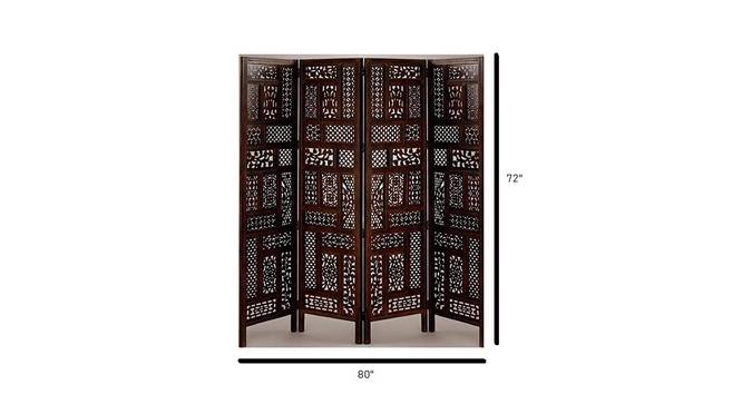 Shilpi Handcarved Wooden Room Divider Panels -NSHC040 (Brown) by Urban Ladder - Design 1 Dimension - 672692