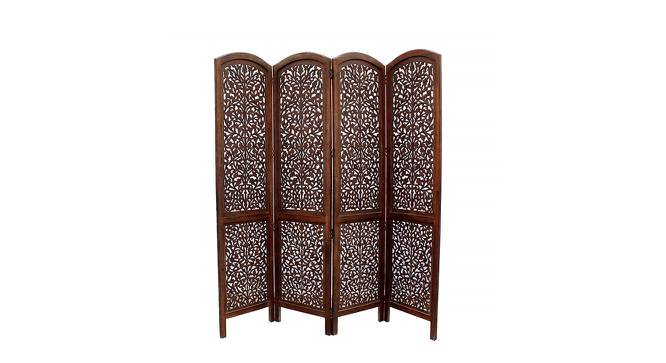 Shilpi Handcarved Wooden Room Divider Panels -NSHC005 (Brown) by Urban Ladder - Front View Design 1 - 672712