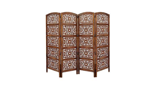 Shilpi Handcarved Wooden Room Divider Panels -NSHC015 (Brown) by Urban Ladder - Front View Design 1 - 672722
