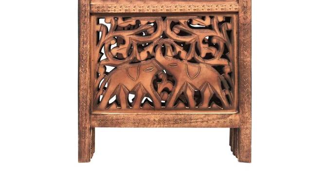 Shilpi Handcarved Wooden Room Divider Panels -NSHC004 (Brown) by Urban Ladder - Design 1 Side View - 672726