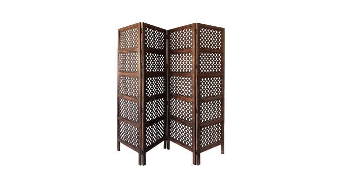 Shilpi Handcarved Wooden Room Divider Panels -NSHC007 (Brown) by Urban Ladder - Design 1 Side View - 672729