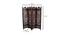 Shilpi Handcarved Wooden Room Divider Panels -NSHC006 (Brown) by Urban Ladder - Design 1 Dimension - 672745