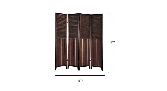 Shilpi Handcarved Wooden Room Divider Panels -NSHC014 (Brown) by Urban Ladder - Design 1 Dimension - 672752