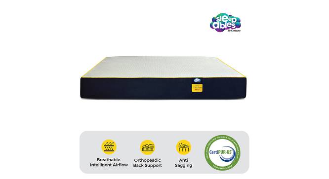 Sleepables Orthopedic Memory Foam Single Size Back Support Mattress (Single Mattress Type, 78 x 36 in (Standard) Mattress Size, 6 in Mattress Thickness (in Inches)) by Urban Ladder - Front View Design 1 - 672771