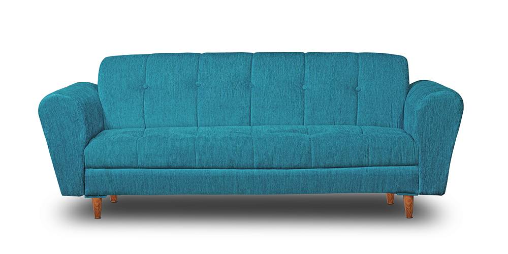 Elizabeth Fabric Sofa - Sky Blue by Urban Ladder - - 