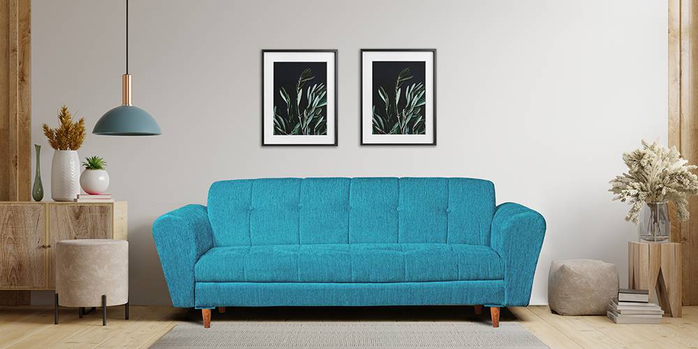 Sofa sky blue discount