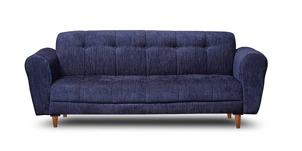Elizabeth Fabric Sofa - Blue by Urban Ladder - - 