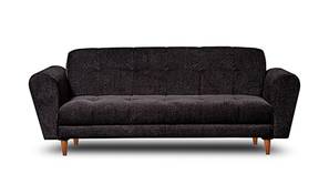 Elizabeth Fabric Sofa - Black