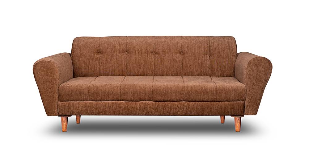 Elizabeth Fabric Sofa - Beige by Urban Ladder - - 