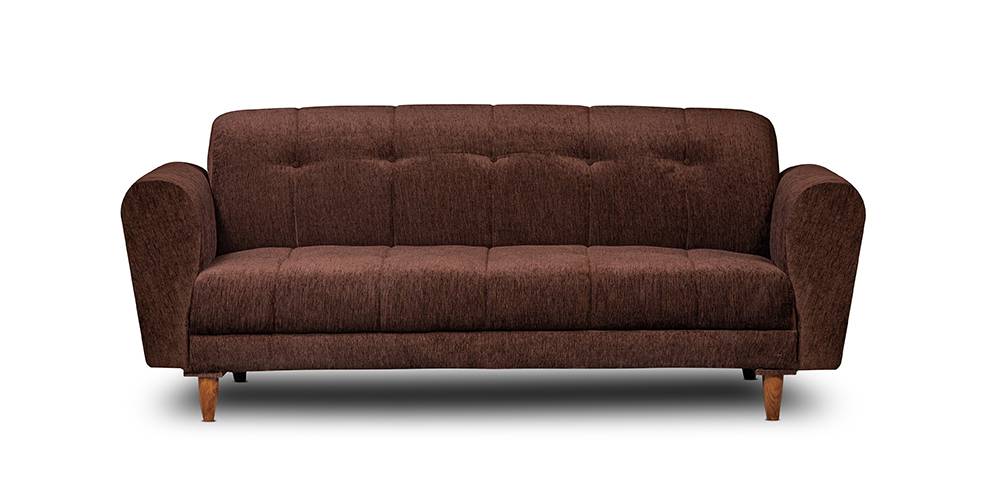 Elizabeth Fabric Sofa - Brown by Urban Ladder - - 